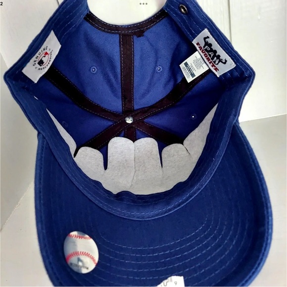 Chicago Cubs Hat Fan Favorites Classic C Logo Strapback Adjustable Blue UNISEX - Picture 4 of 4